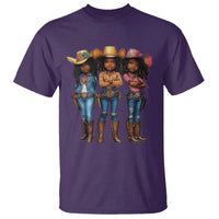 Black African American Cowgirl Baby Western Country Texas T Shirt