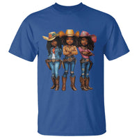 Black African American Cowgirl Baby Western Country Texas T Shirt