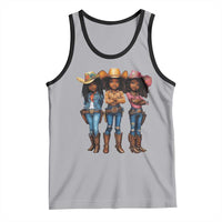 Black African American Cowgirl Baby Western Country Texas Tank Top