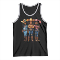 Black African American Cowgirl Baby Western Country Texas Tank Top