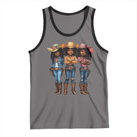 Black African American Cowgirl Baby Western Country Texas Tank Top