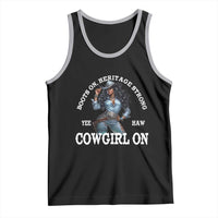 Boots On Heritage Strong Cowgirl On Tank Top African American Black Cowgirl