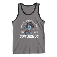 Boots On Heritage Strong Cowgirl On Tank Top African American Black Cowgirl