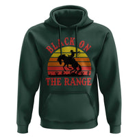African American Black Cowboy Hoodie Black On The Range Rodeo