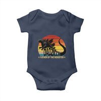 Funny Dad Giant Monster Baby Onesie Dadzilla Father Of The Monster Father's Day