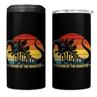 Funny Dad Giant Monster 4 in 1 Can Cooler Tumbler Dadzilla Father Of The Monster Fathers Day