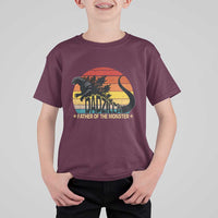 Funny Dad Giant Monster T Shirt For Kid Dadzilla Father Of The Monster Father's Day