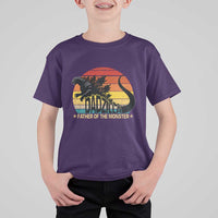 Funny Dad Giant Monster T Shirt For Kid Dadzilla Father Of The Monster Father's Day