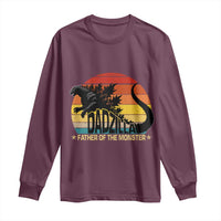 Funny Dad Giant Monster Long Sleeve Shirt Dadzilla Father Of The Monster Father's Day