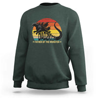 Funny Dad Giant Monster Sweatshirt Dadzilla Father Of The Monster Father's Day