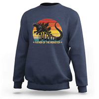 Funny Dad Giant Monster Sweatshirt Dadzilla Father Of The Monster Father's Day