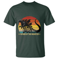 Funny Dad Giant Monster T Shirt Dadzilla Father Of The Monster Father's Day