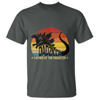 Funny Dad Giant Monster T Shirt Dadzilla Father Of The Monster Father's Day