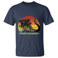 Funny Dad Giant Monster T Shirt Dadzilla Father Of The Monster Father's Day