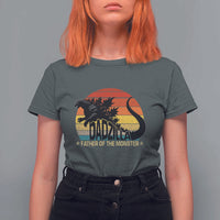 Funny Dad Giant Monster T Shirt For Women Dadzilla Father Of The Monster Father's Day
