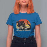 Funny Dad Giant Monster T Shirt For Women Dadzilla Father Of The Monster Father's Day