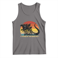 Funny Dad Giant Monster Tank Top Dadzilla Father Of The Monster Father's Day