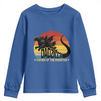 Funny Dad Giant Monster Youth Sweatshirt Dadzilla Father Of The Monster Father's Day