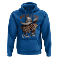 Funny African American Cowgirl Hoodie Where Them Fans At Cowboy Hat