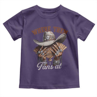 Funny African American Cowgirl Toddler T Shirt Where Them Fans At Cowboy Hat
