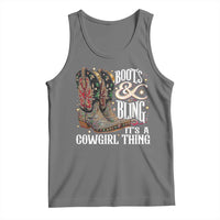 Funny Boots And Bling Its A Cowgirl Thing Tank Top Western Country Girl Boots