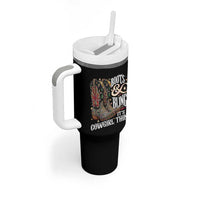 Funny Boots And Bling Its A Cowgirl Thing Tumbler With Handle Western Country Girl Boots