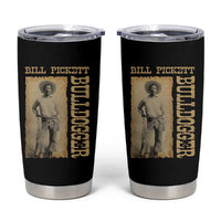 Bill Pickett The Bulldogger Tumbler Cup Western African American Cowboy