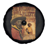 The Bulldogger Bill Pickett Spare Tire Cover Texan Rodeo Legend