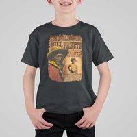 The Bulldogger Bill Pickett T Shirt For Kid Texan Rodeo Legend
