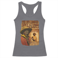 The Bulldogger Bill Pickett Racerback Tank Top Texan Rodeo Legend
