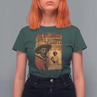 The Bulldogger Bill Pickett T Shirt For Women Texan Rodeo Legend