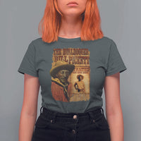 The Bulldogger Bill Pickett T Shirt For Women Texan Rodeo Legend