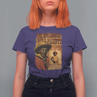 The Bulldogger Bill Pickett T Shirt For Women Texan Rodeo Legend