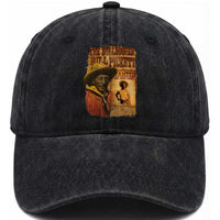 The Bulldogger Bill Pickett Washed Cotton Baseball Cap Texan Rodeo Legend