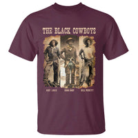 The Black Cowboys Nat Love Isom Dart Bill Pickett T Shirt African American Cowboy