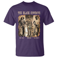 The Black Cowboys Nat Love Isom Dart Bill Pickett T Shirt African American Cowboy