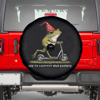 Off To Commit Dad Foolery Spare Tire Cover Funny Daddy Frog Scooter Fathers Day