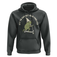 Off To Commit Mom Foolery Hoodie Funny Mama Frog Scooter Mother's Day