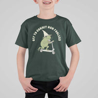 Off To Commit Mom Foolery T Shirt For Kid Funny Mama Frog Scooter Mother's Day