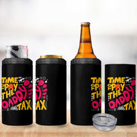 Time To Pay The Daddy Tax 4 in 1 Can Cooler Tumbler Dungeon Gamer Dad Father’s Day