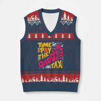 Time To Pay The Daddy Tax V-Neck Knit Sweater Vest Dungeon Gamer Dad Father’s Day