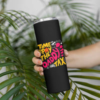 Time To Pay The Daddy Tax Skinny Tumbler Dungeon Gamer Dad Father’s Day