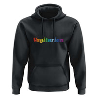 Funny Lesbian Hoodie Vagitarian LGBT Pride Month - Wonder Print Shop