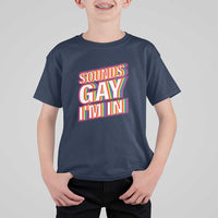 Funny LGBT T Shirt For Kid Sounds Gay I'm In LGBTQ Community - Wonder Print Shop
