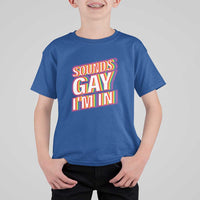 Funny LGBT T Shirt For Kid Sounds Gay I'm In LGBTQ Community - Wonder Print Shop