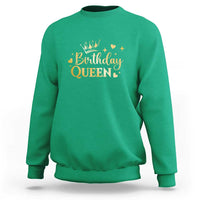 B-Day Girl Sweatshirt Birthday Queen Women Matching - Wonder Print Shop