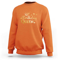 B-Day Girl Sweatshirt Birthday Queen Women Matching - Wonder Print Shop