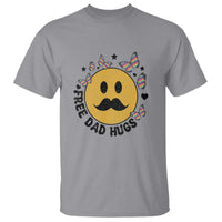 LGBT Free Dad Hugs T Shirt Gay Pride Month Retro Groove Smiley Face Community - Wonder Print Shop