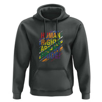 Proud Ally Hoodie Human Rights Are My Pride Rainbow LGBT Flag - Wonder Print Shop
