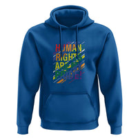 Proud Ally Hoodie Human Rights Are My Pride Rainbow LGBT Flag - Wonder Print Shop